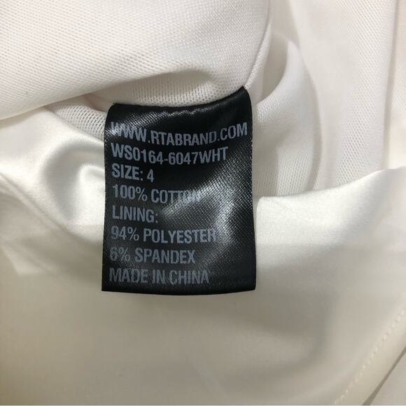 RTA Lana Asymmetric Constructed Corset Mini Shirt Dress 4 EUC - Picture 11 of 12